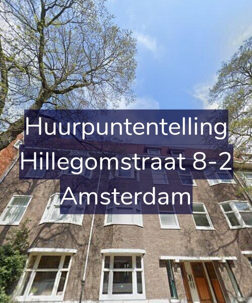 Foto gevel Huurpuntentelling voor Hillegomstraat 8-2, Amsterdam