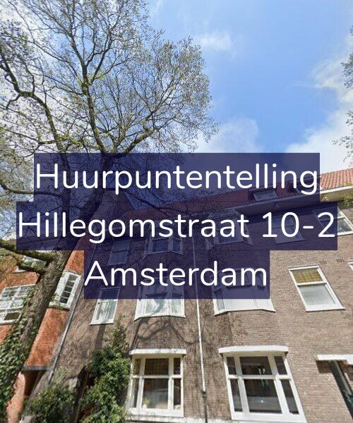 Foto gevel Huurpuntentelling voor Hillegomstraat 10-2, Amsterdam