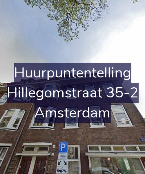 Foto gevel Huurpuntentelling voor Hillegomstraat 35-2, Amsterdam
