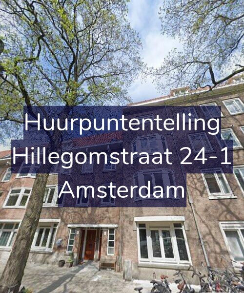 Foto gevel Huurpuntentelling voor Hillegomstraat 24-1, Amsterdam