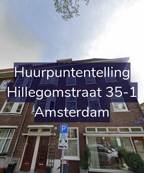 Foto gevel Huurpuntentelling voor Hillegomstraat 35-1, Amsterdam