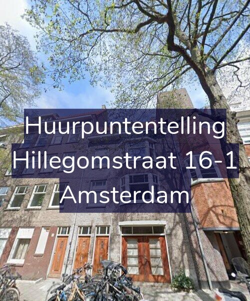 Foto gevel Huurpuntentelling voor Hillegomstraat 16-1, Amsterdam