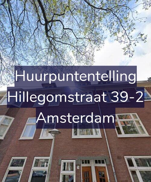 Foto gevel Huurpuntentelling voor Hillegomstraat 39-2, Amsterdam