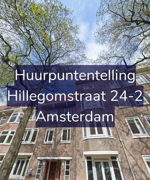 Foto gevel Huurpuntentelling voor Hillegomstraat 24-2, Amsterdam