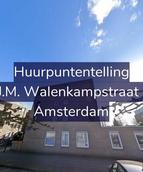 Foto gevel Huurpuntentelling voor H.J.M. Walenkampstraat 43, Amsterdam