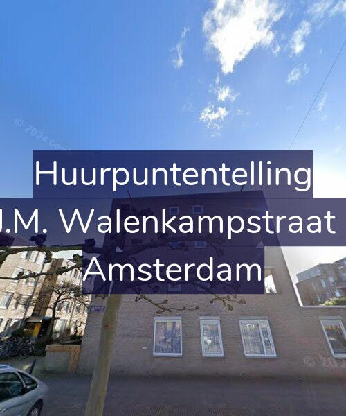 Foto gevel Huurpuntentelling voor H.J.M. Walenkampstraat 31, Amsterdam