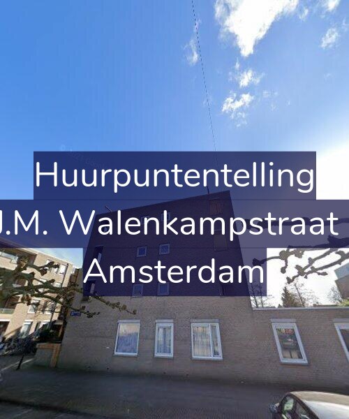Foto gevel Huurpuntentelling voor H.J.M. Walenkampstraat 45, Amsterdam