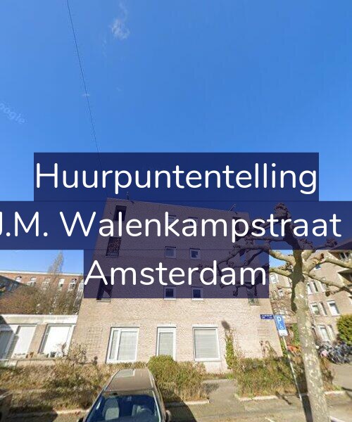 Foto gevel Huurpuntentelling voor H.J.M. Walenkampstraat 73, Amsterdam