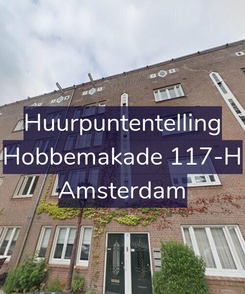 Foto gevel Huurpuntentelling voor Hobbemakade 117-H, Amsterdam