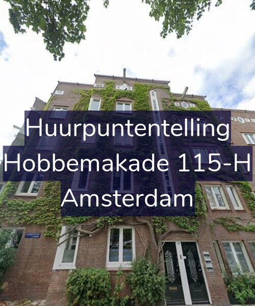 Foto gevel Huurpuntentelling voor Hobbemakade 115-H, Amsterdam