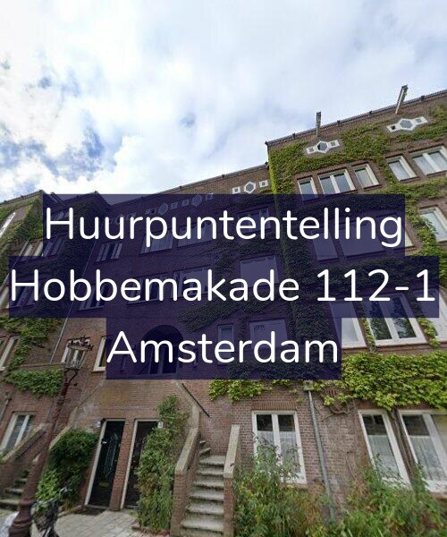 Foto gevel Huurpuntentelling voor Hobbemakade 112-1, Amsterdam