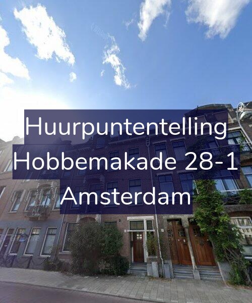 Foto gevel Huurpuntentelling voor Hobbemakade 28-1, Amsterdam