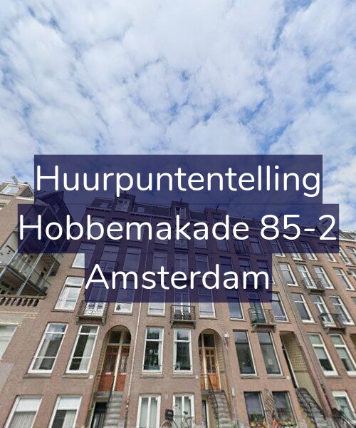 Foto gevel Huurpuntentelling voor Hobbemakade 85-2, Amsterdam