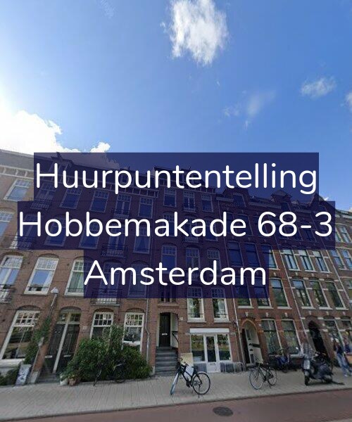 Foto gevel Huurpuntentelling voor Hobbemakade 68-3, Amsterdam