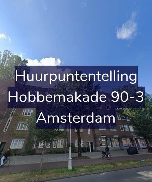 Foto gevel Huurpuntentelling voor Hobbemakade 90-3, Amsterdam
