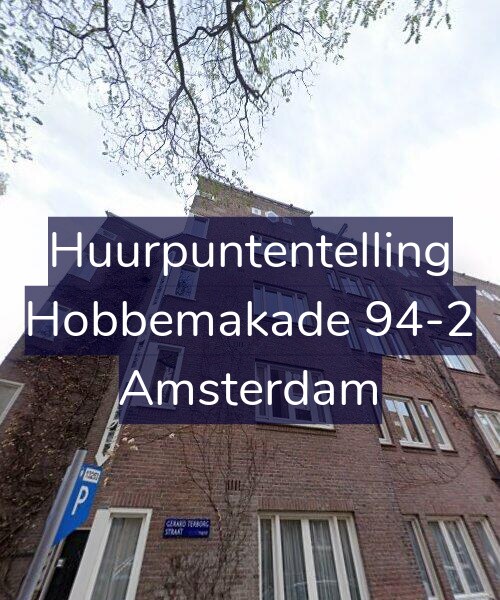 Foto gevel Huurpuntentelling voor Hobbemakade 94-2, Amsterdam