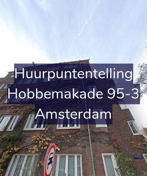 Foto gevel Huurpuntentelling voor Hobbemakade 95-3, Amsterdam