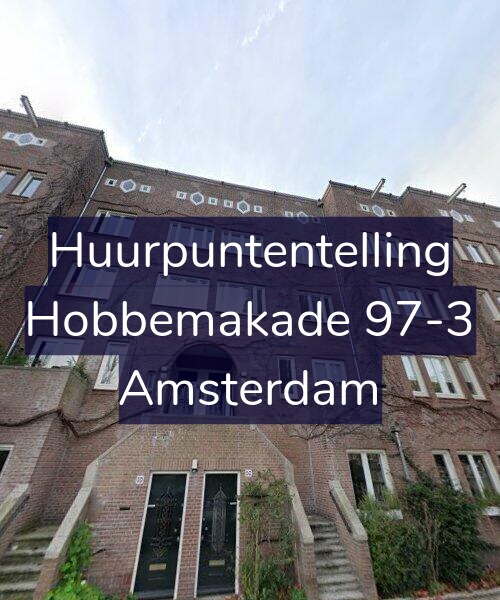 Foto gevel Huurpuntentelling voor Hobbemakade 97-3, Amsterdam