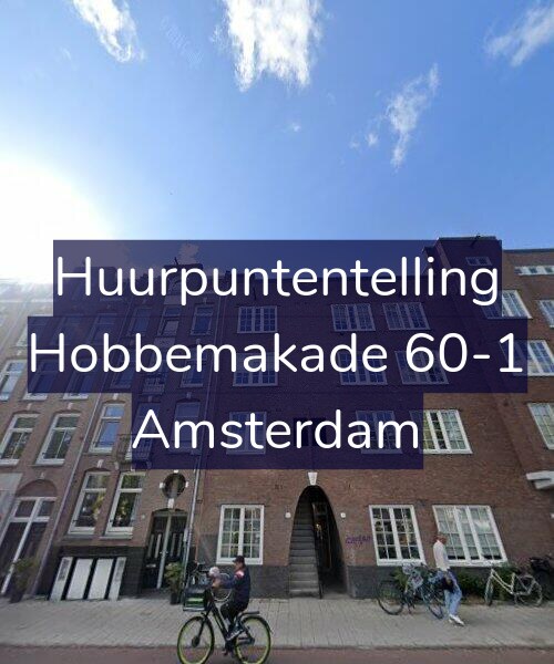 Foto gevel Huurpuntentelling voor Hobbemakade 60-1, Amsterdam