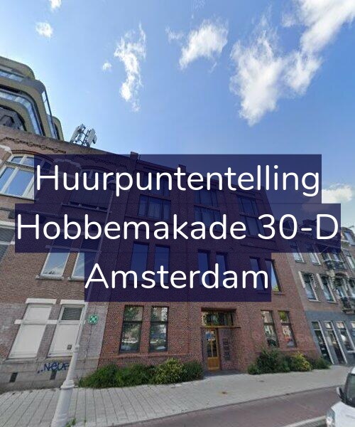 Foto gevel Huurpuntentelling voor Hobbemakade 30-D, Amsterdam