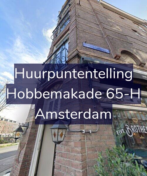 Foto gevel Huurpuntentelling voor Hobbemakade 65-H, Amsterdam
