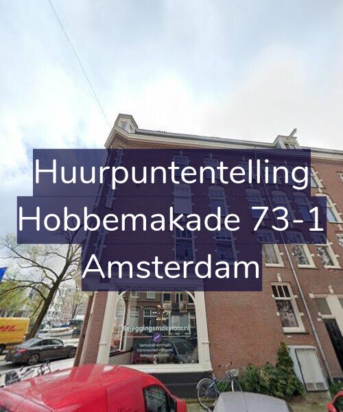 Foto gevel Huurpuntentelling voor Hobbemakade 73-1, Amsterdam