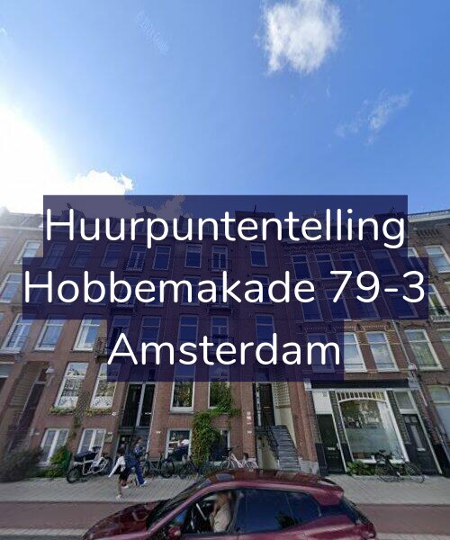 Foto gevel Huurpuntentelling voor Hobbemakade 79-3, Amsterdam