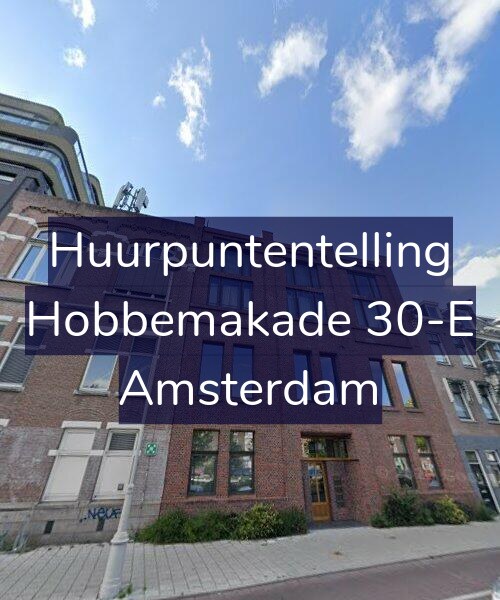 Foto gevel Huurpuntentelling voor Hobbemakade 30-E, Amsterdam