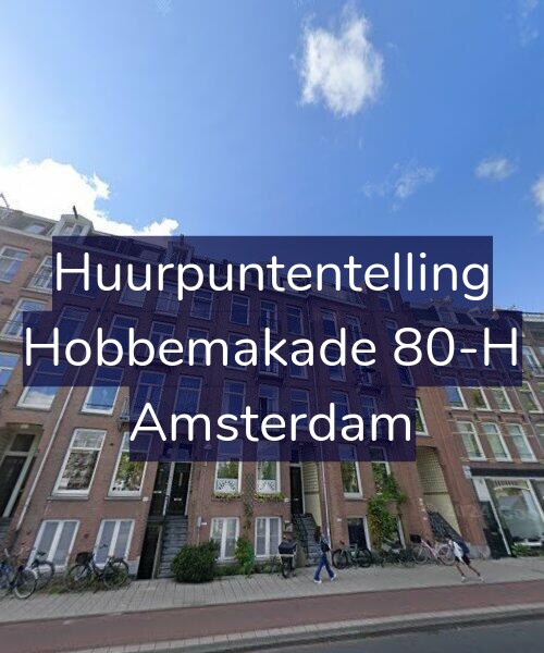 Foto gevel Huurpuntentelling voor Hobbemakade 80-H, Amsterdam
