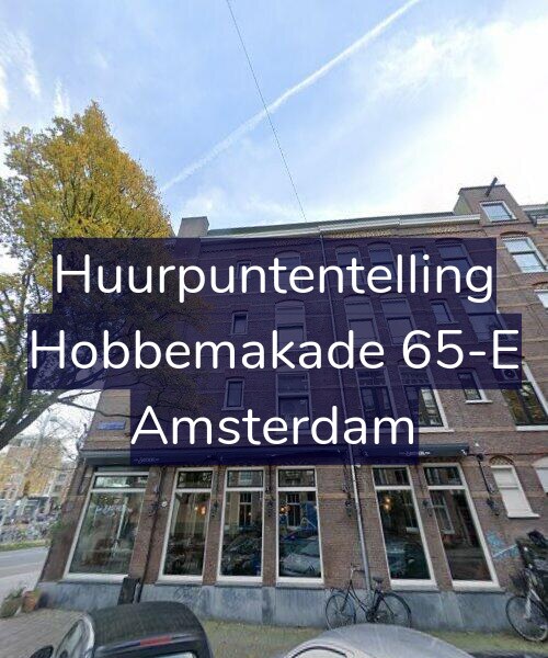 Foto gevel Huurpuntentelling voor Hobbemakade 65-E, Amsterdam