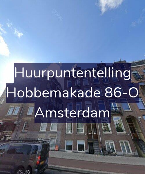 Foto gevel Huurpuntentelling voor Hobbemakade 86-O, Amsterdam