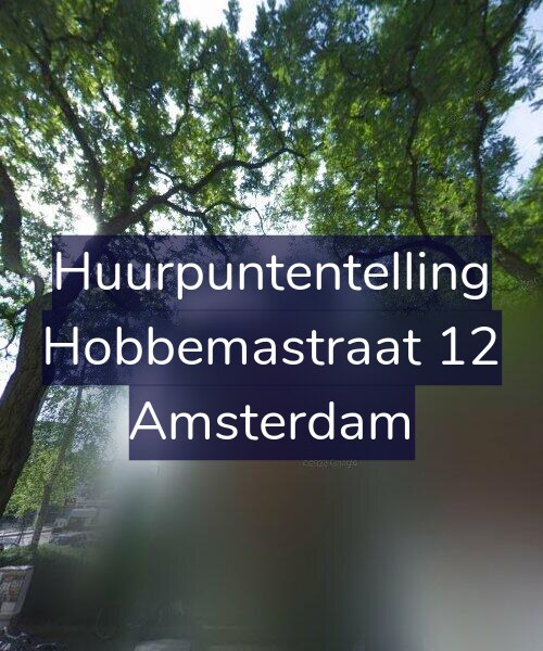 Foto gevel Huurpuntentelling voor Hobbemastraat 12, Amsterdam