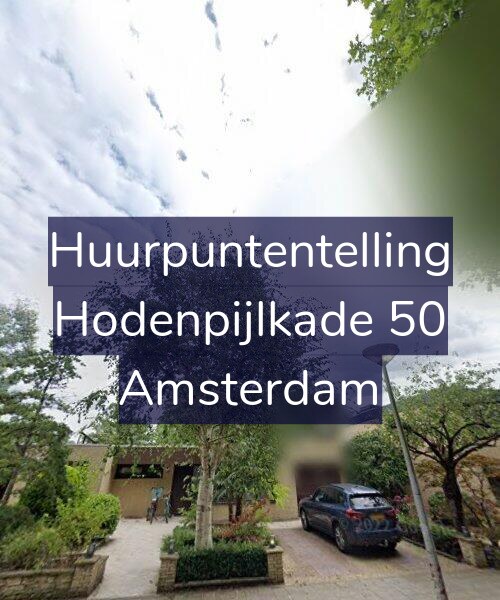 Foto gevel Huurpuntentelling voor Hodenpijlkade 50, Amsterdam