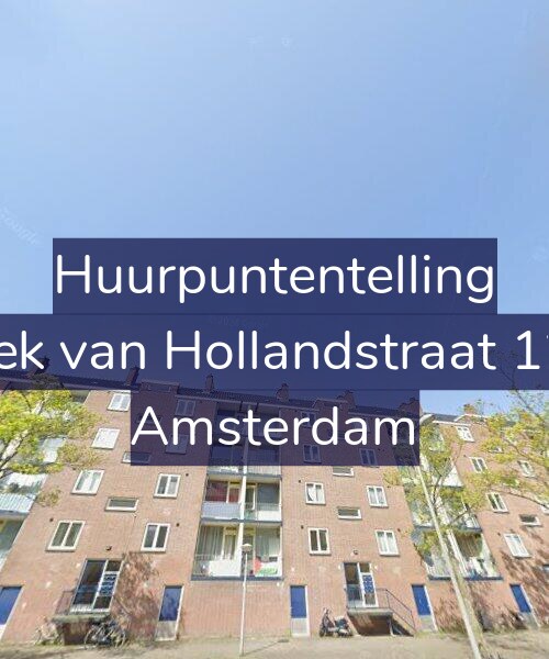 Foto gevel Huurpuntentelling voor Hoek van Hollandstraat 12-3, Amsterdam