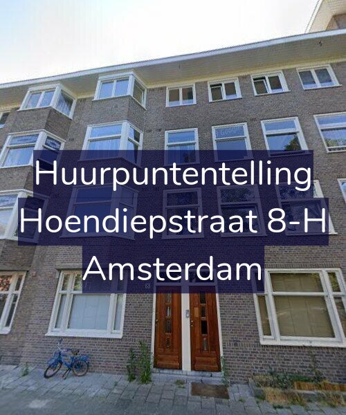 Foto gevel Huurpuntentelling voor Hoendiepstraat 8-H, Amsterdam