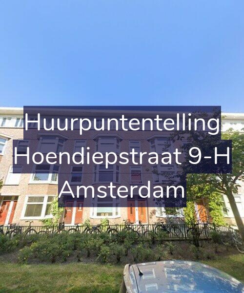 Foto gevel Huurpuntentelling voor Hoendiepstraat 9-H, Amsterdam