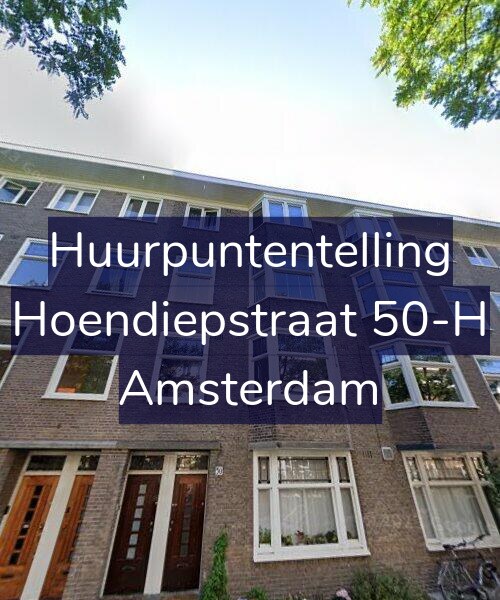 Foto gevel Huurpuntentelling voor Hoendiepstraat 50-H, Amsterdam