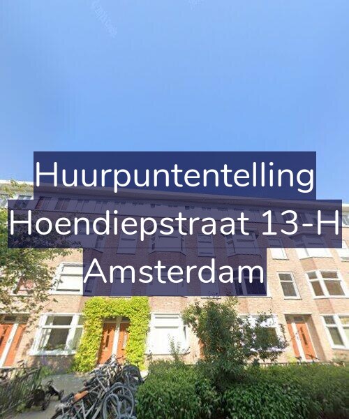 Foto gevel Huurpuntentelling voor Hoendiepstraat 13-H, Amsterdam