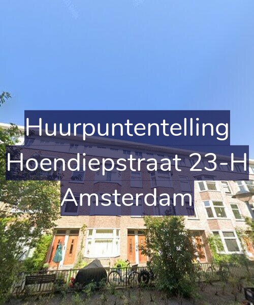 Foto gevel Huurpuntentelling voor Hoendiepstraat 23-H, Amsterdam