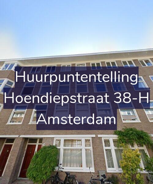 Foto gevel Huurpuntentelling voor Hoendiepstraat 38-H, Amsterdam