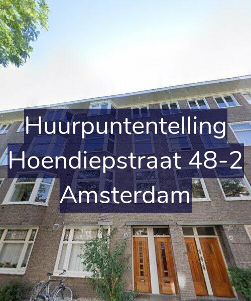 Foto gevel Huurpuntentelling voor Hoendiepstraat 48-2, Amsterdam