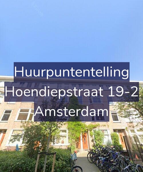 Foto gevel Huurpuntentelling voor Hoendiepstraat 19-2, Amsterdam