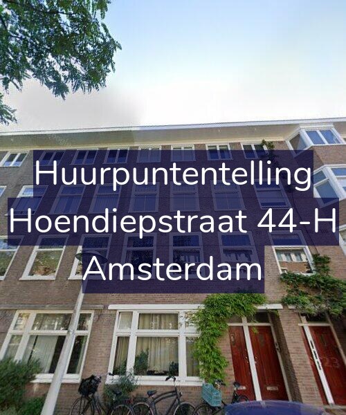Foto gevel Huurpuntentelling voor Hoendiepstraat 44-H, Amsterdam