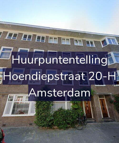 Foto gevel Huurpuntentelling voor Hoendiepstraat 20-H, Amsterdam