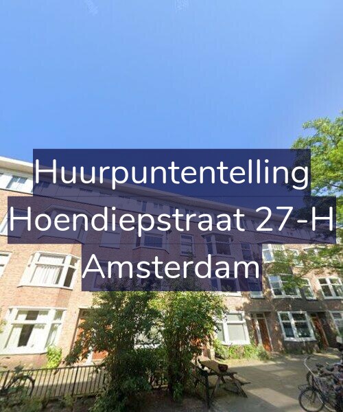 Foto gevel Huurpuntentelling voor Hoendiepstraat 27-H, Amsterdam
