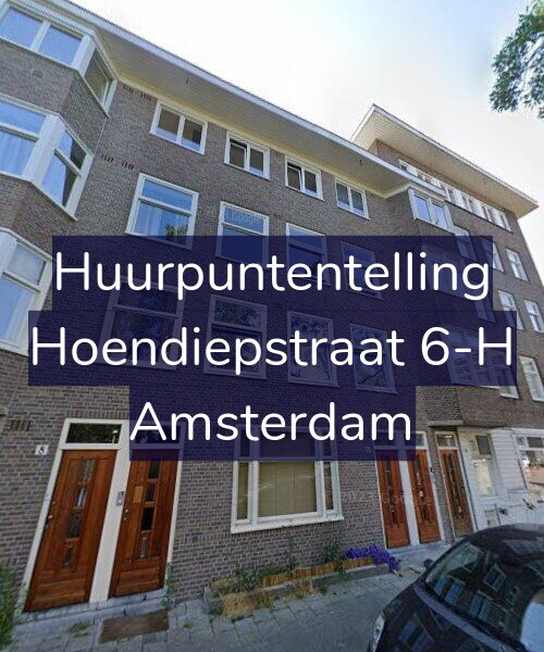 Foto gevel Huurpuntentelling voor Hoendiepstraat 6-H, Amsterdam