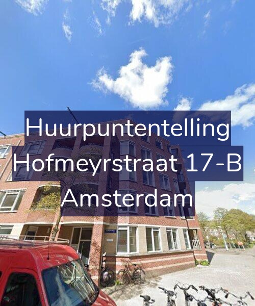 Foto gevel Huurpuntentelling voor Hofmeyrstraat 17-B, Amsterdam