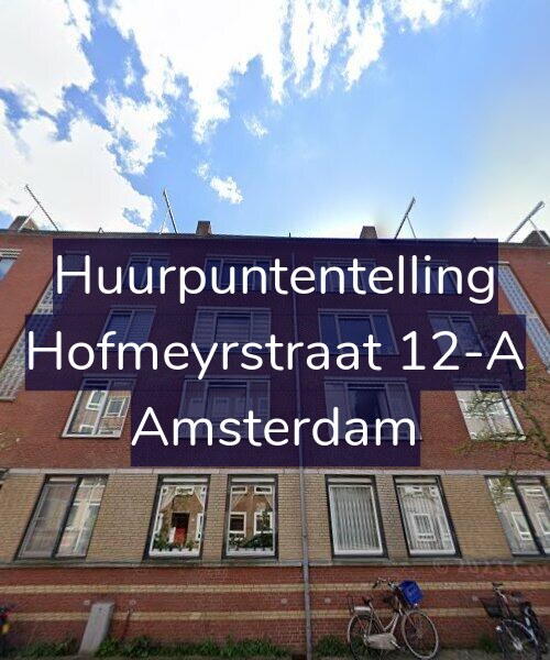 Foto gevel Huurpuntentelling voor Hofmeyrstraat 12-A, Amsterdam