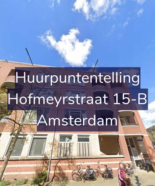 Foto gevel Huurpuntentelling voor Hofmeyrstraat 15-B, Amsterdam