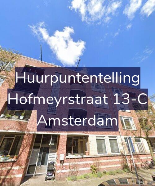 Foto gevel Huurpuntentelling voor Hofmeyrstraat 13-C, Amsterdam